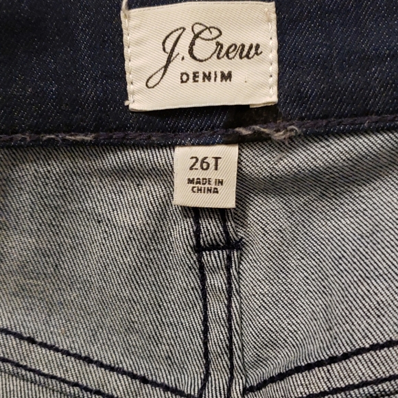 J.crew polka dot toothpick jeans 26T tall - Picture 5 of 8